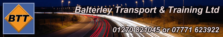 CPC Diver Training Courses in Cheshire by Balterley Transport
